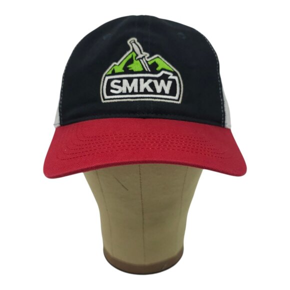 Smoky Mountain Knife Works Mesh Snapback Cap Hat SMKW Patch Trucker Baseball NWT - Picture 13 of 14